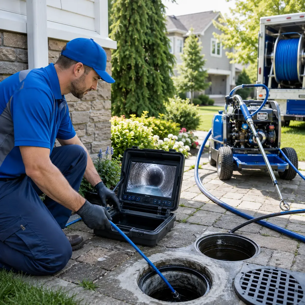 Outdoor drain cleaning professionals serving Roderfield, WV